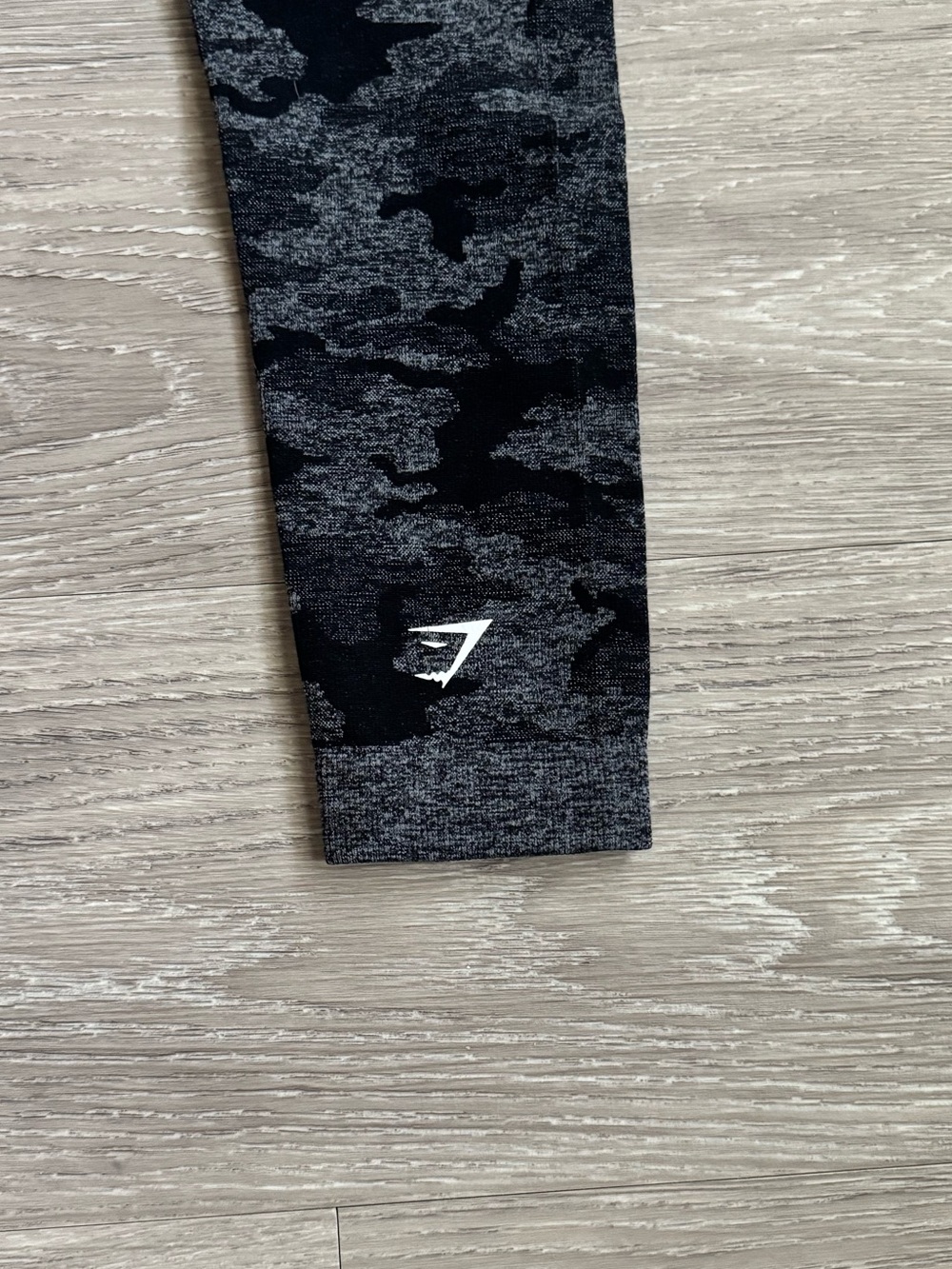 Gymshark Black and Grey Camouflage Leggings - Picture 5 of 6